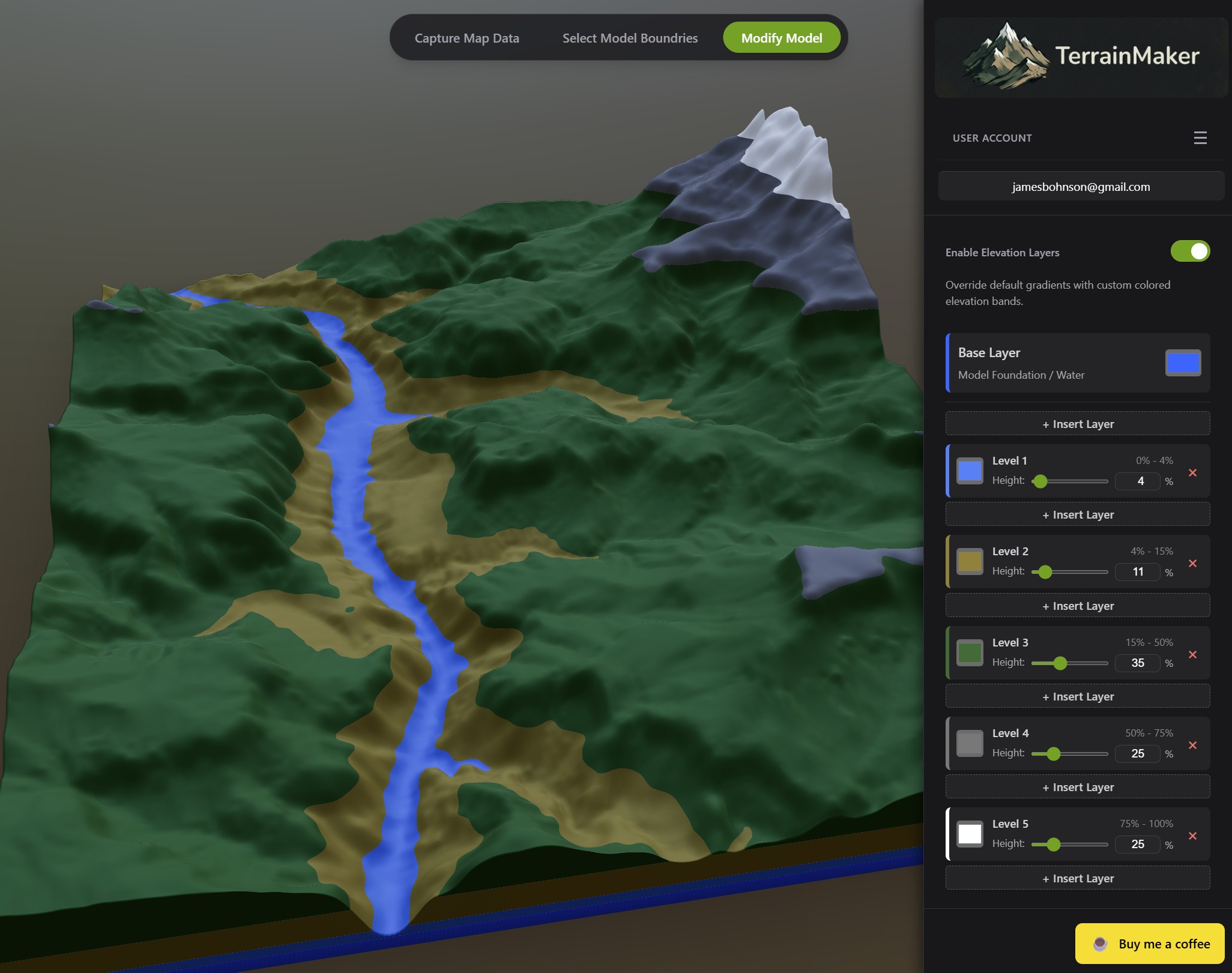 New Elevation Layers Feature